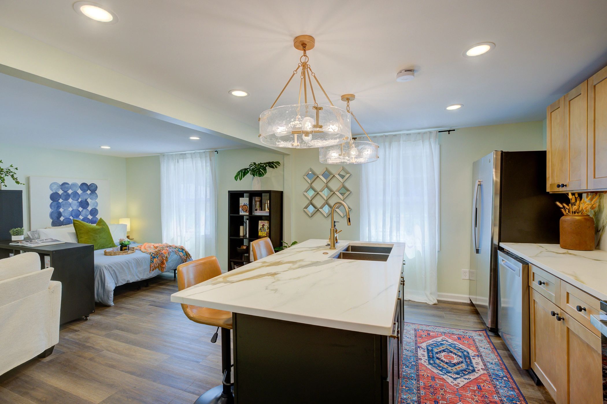 Layered Atlanta interior by Toni Montague Designs